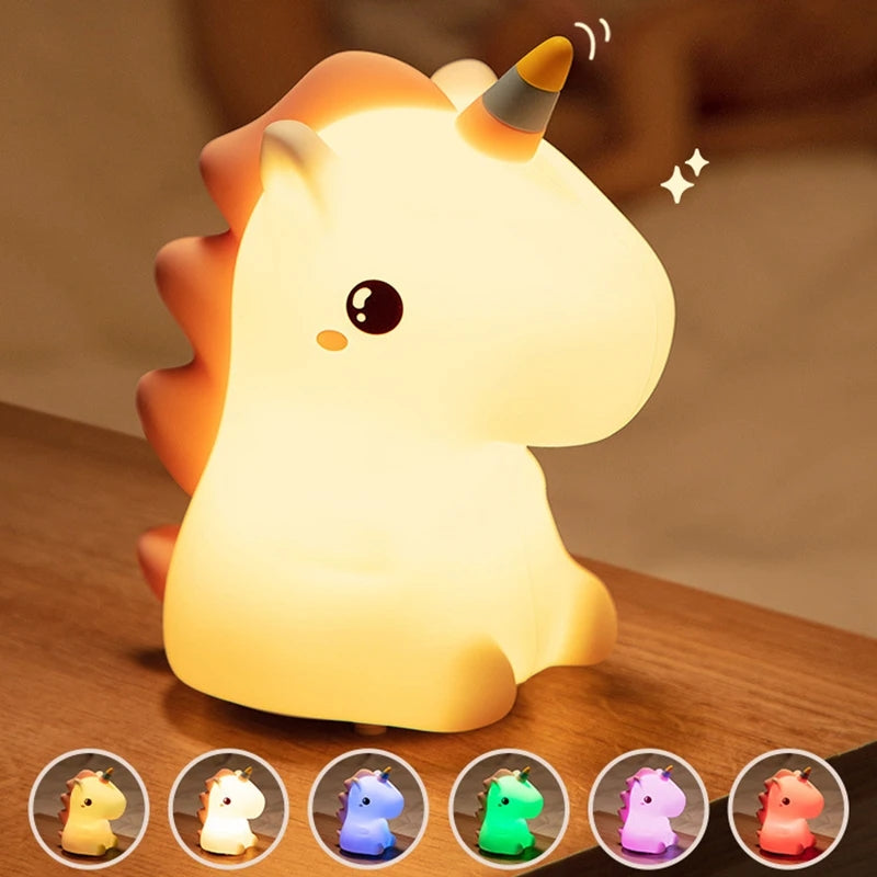 luminária Unicórnio Kawaii