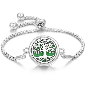 Bracelete Aromatizado prata 925 + 10 Pads aromatizador