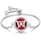 Bracelete Aromatizado prata 925 + 10 Pads aromatizador